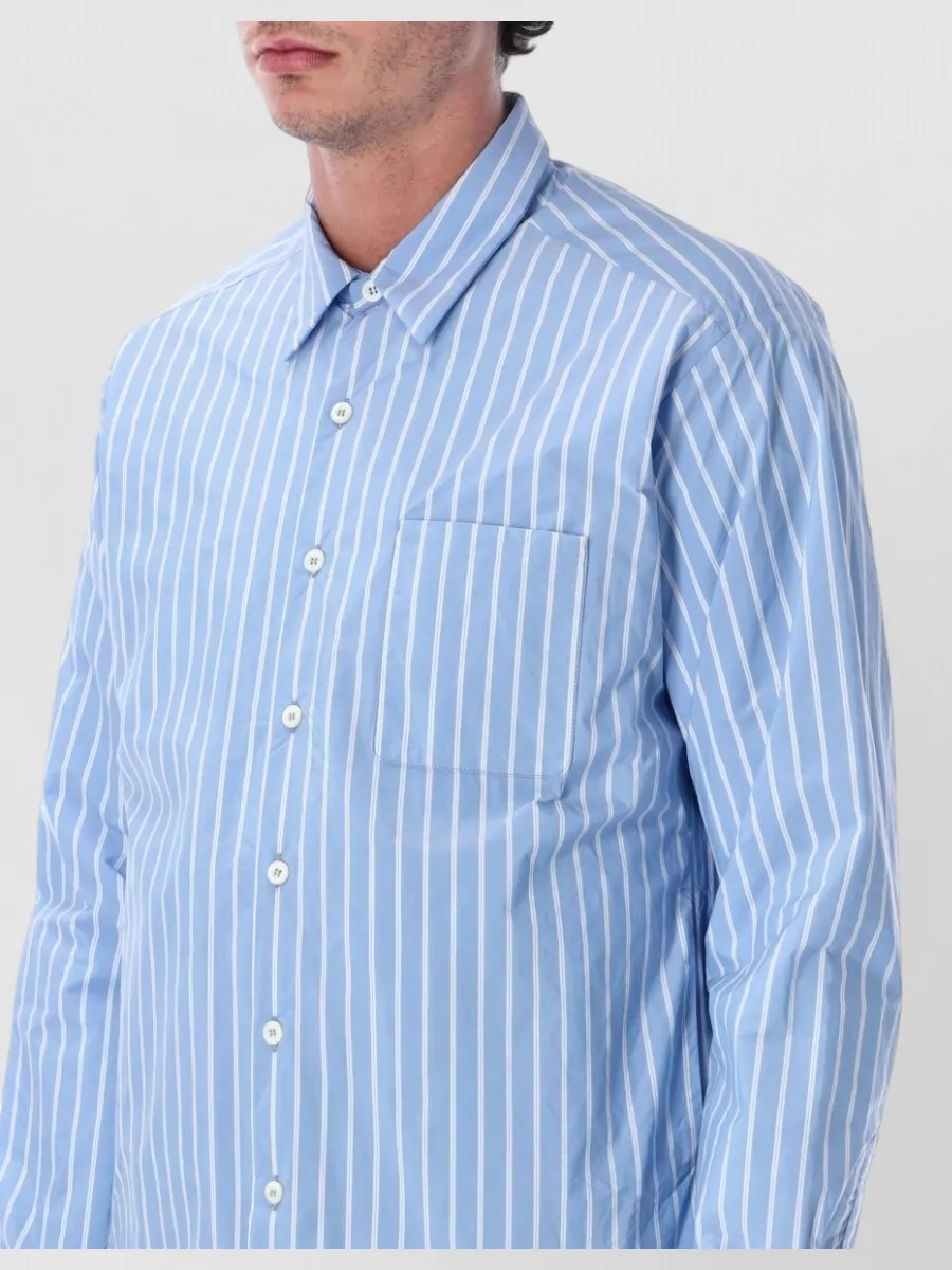 Prada Striped Relaxed-Fit Shirt