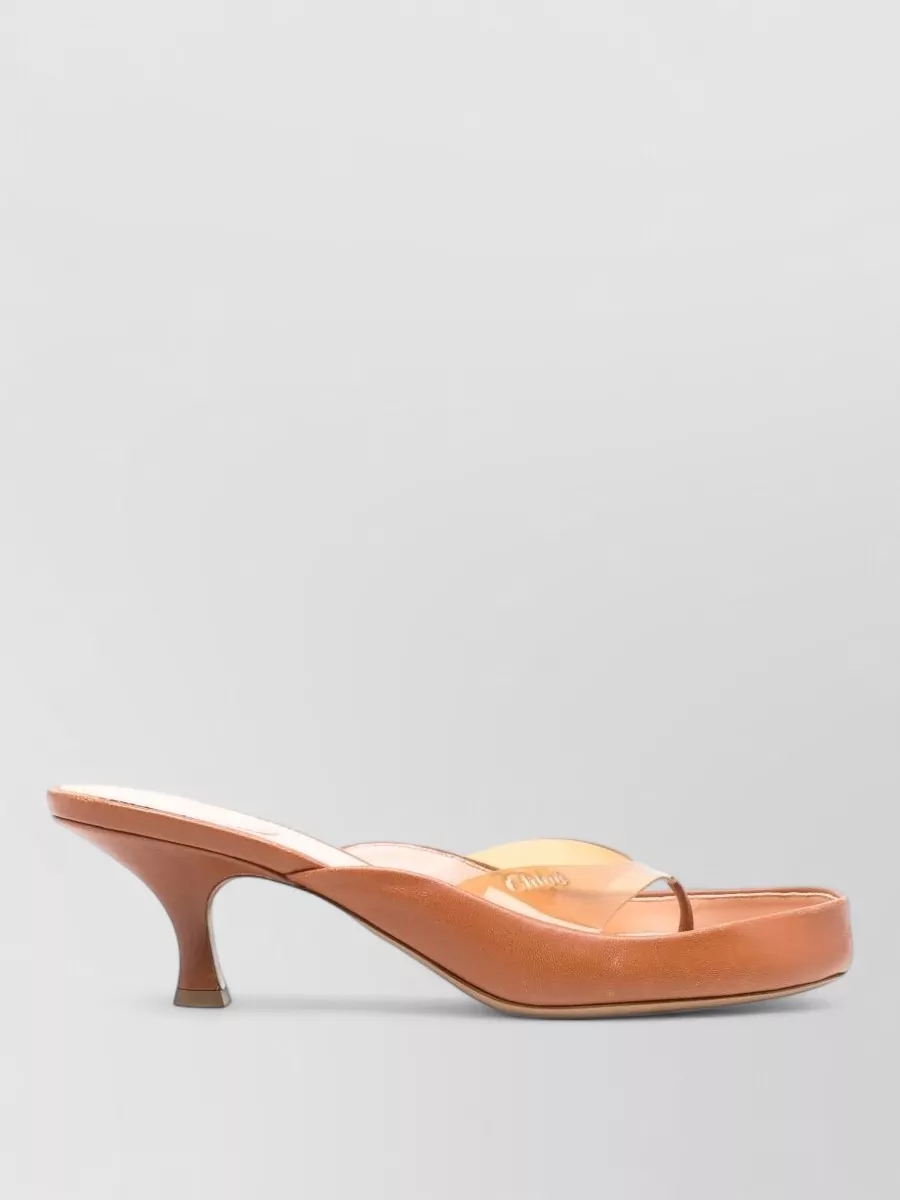 Chloé Leather Junie Thong Sandals