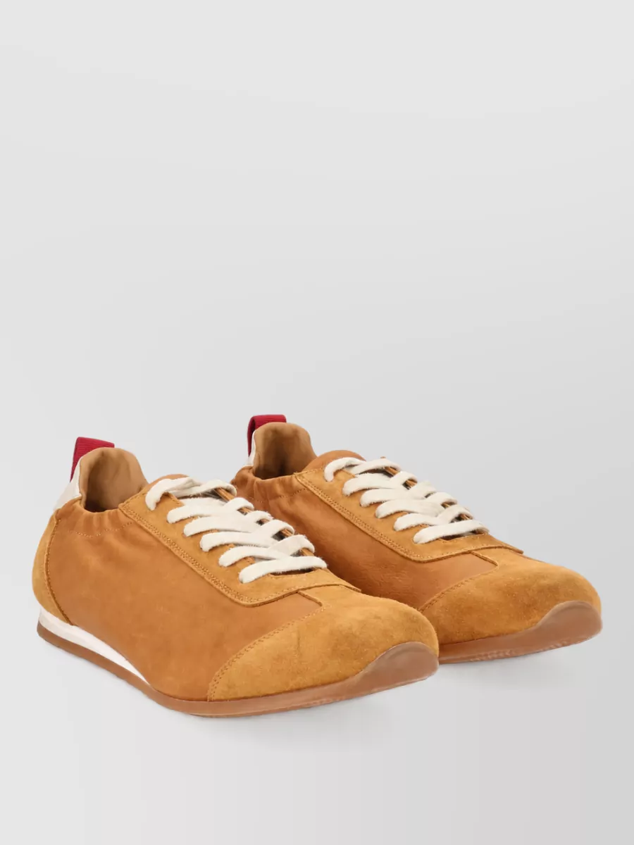 Uma Wang Leather Low-Top Sneakers