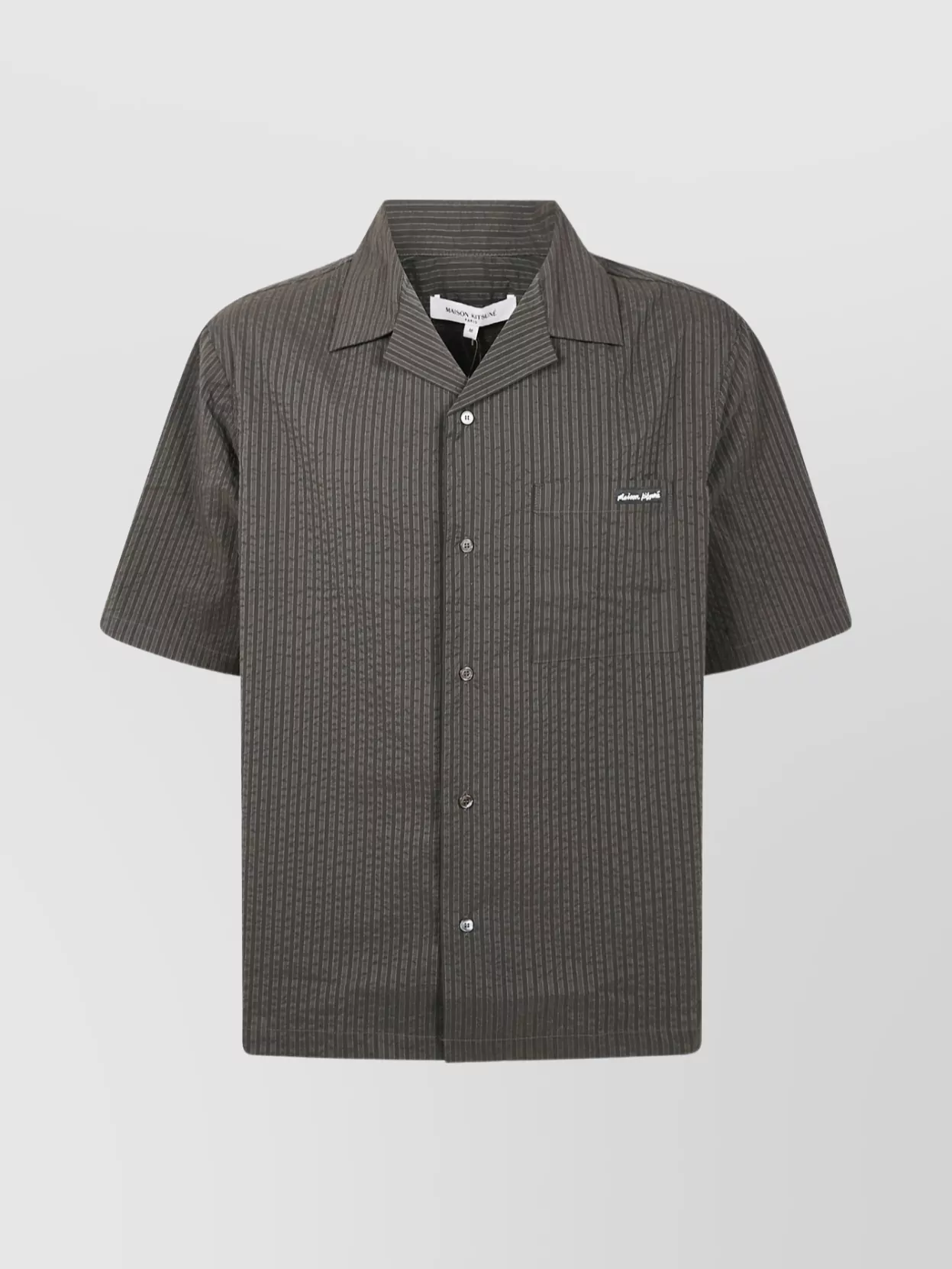 Maison Kitsuné Shirt With Chest Pocket And Collar