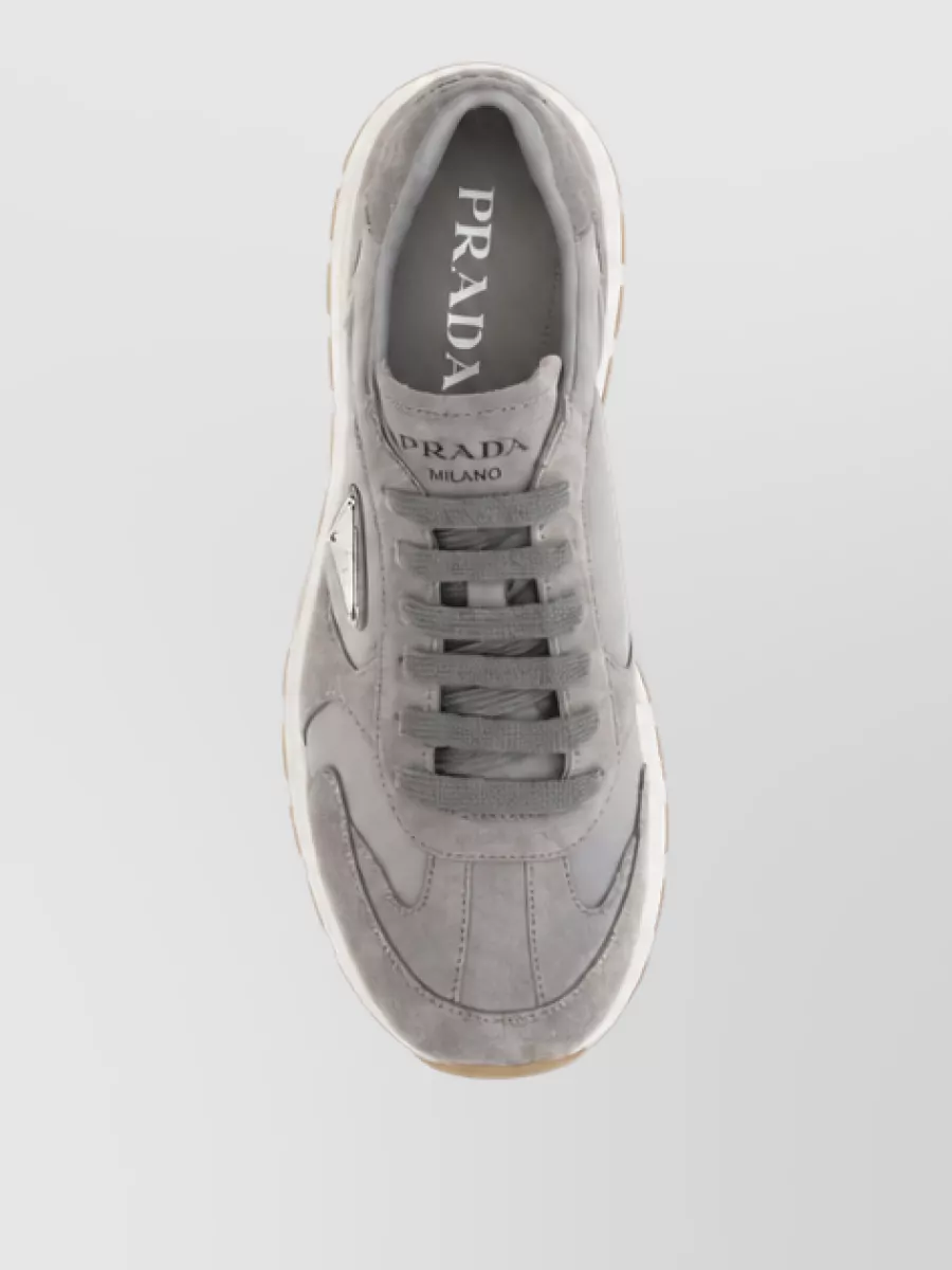 Prada Recycled Polyamide Low-Top Sneakers