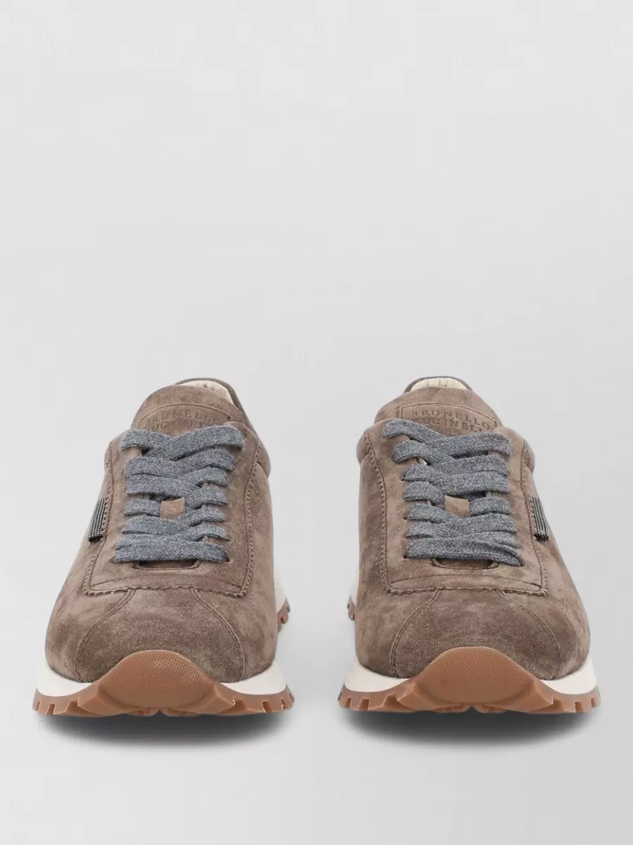 Brunello Cucinelli leather low-top sneakers