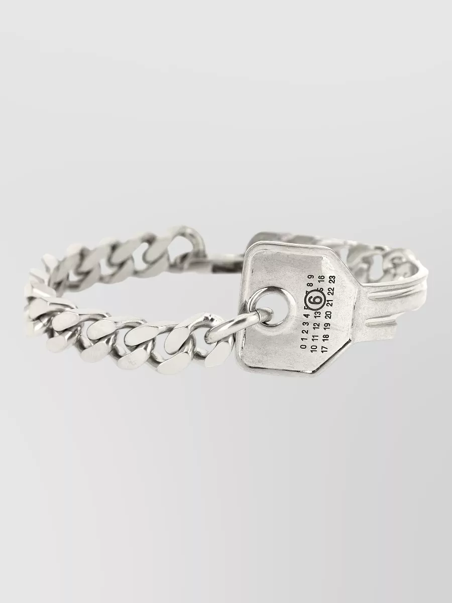 Mm6 Maison Margiela brass key chain bracelet