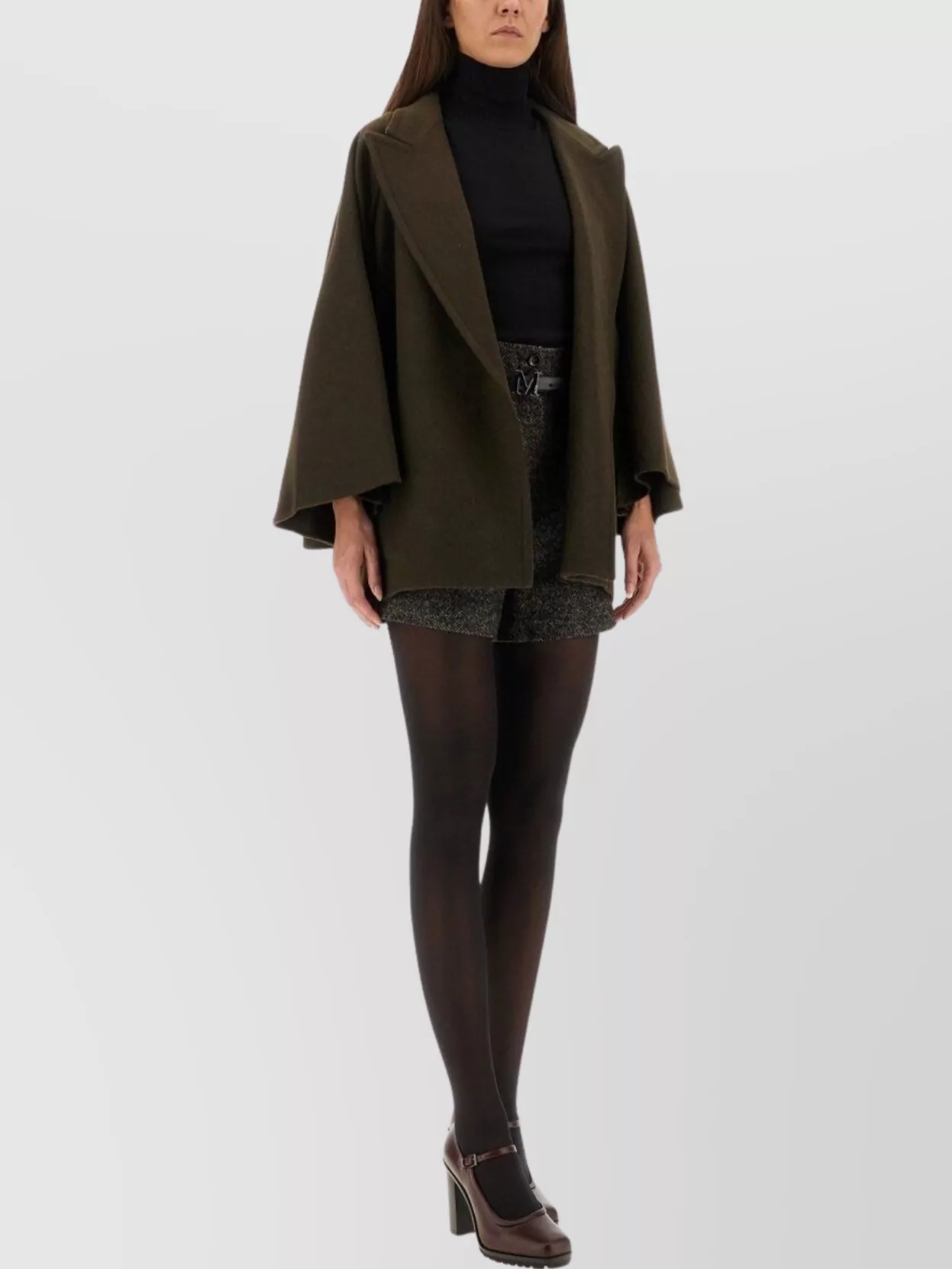 Max Mara High Waist Shorts Zip Pockets In Multi