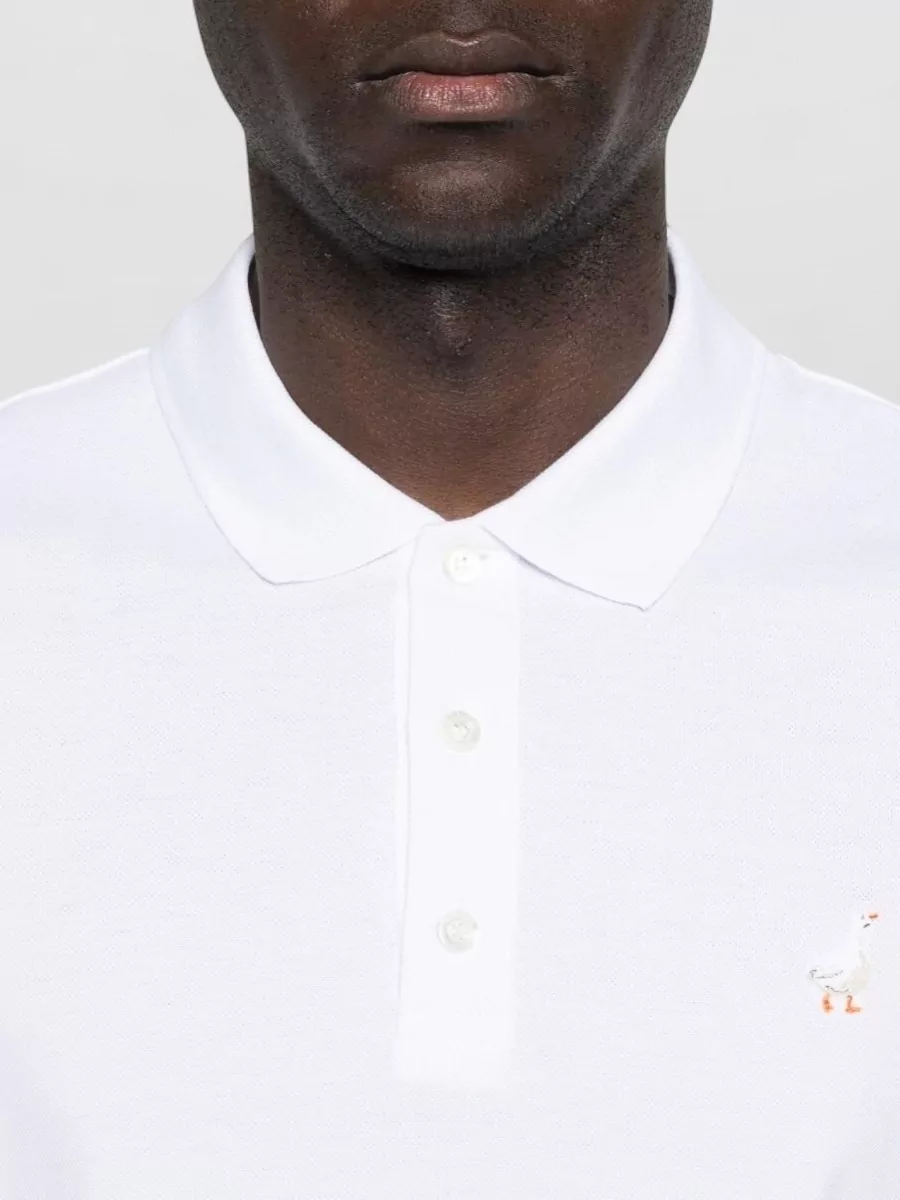 Moschino Polo Collar Shirt Short Sleeves Silk Blend