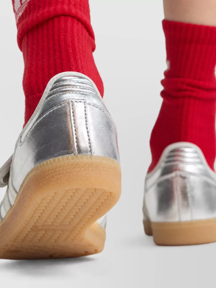 Adidas Leather Slip-On Ballerina Shoes