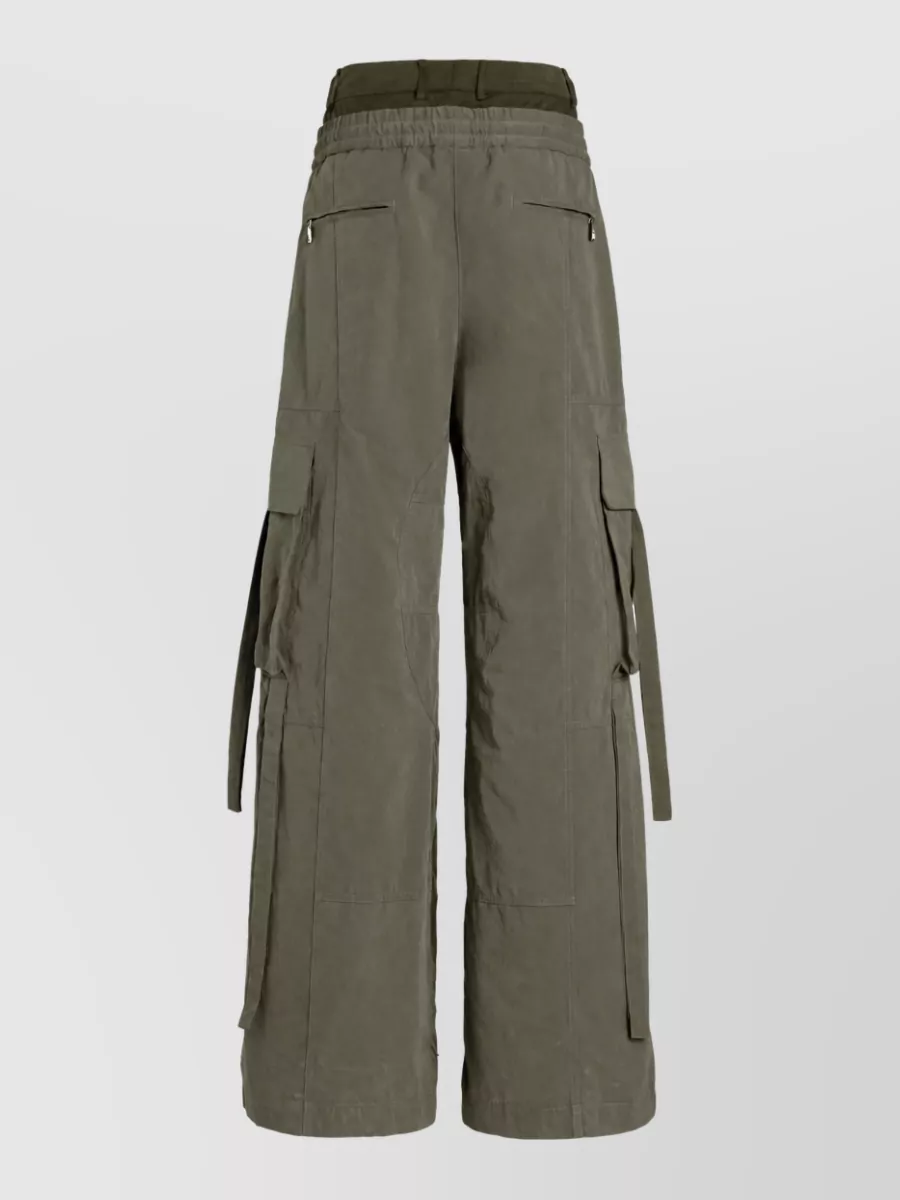 Dolce&Gabbana Waxed Cargo Pants Casual Wide Leg