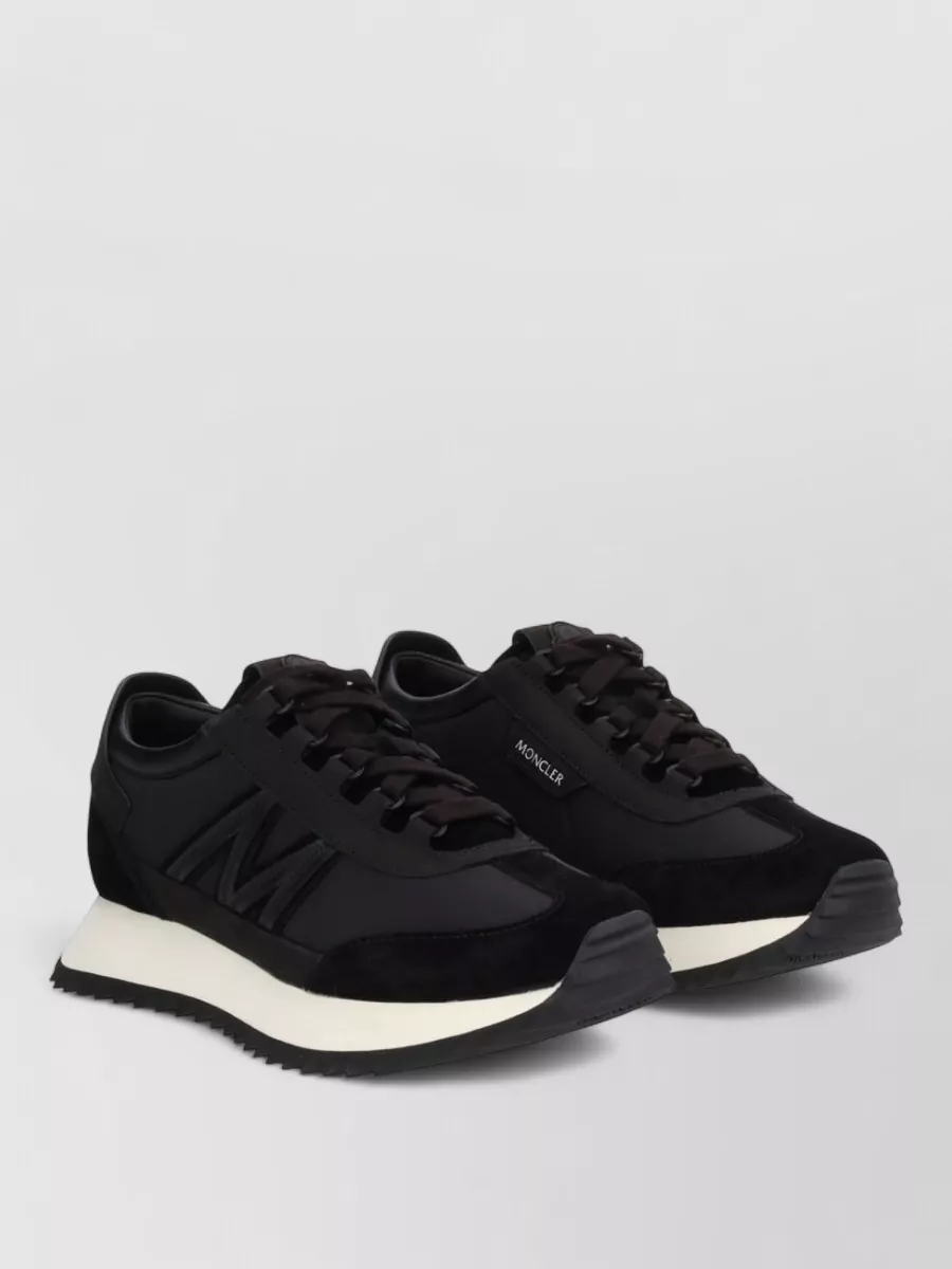 Moncler Leather Low-Top Sneakers