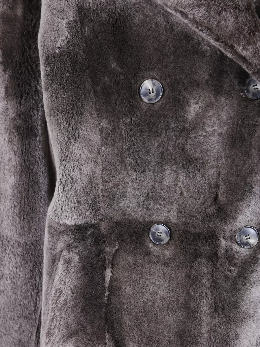 Yves Salomon Leather coat