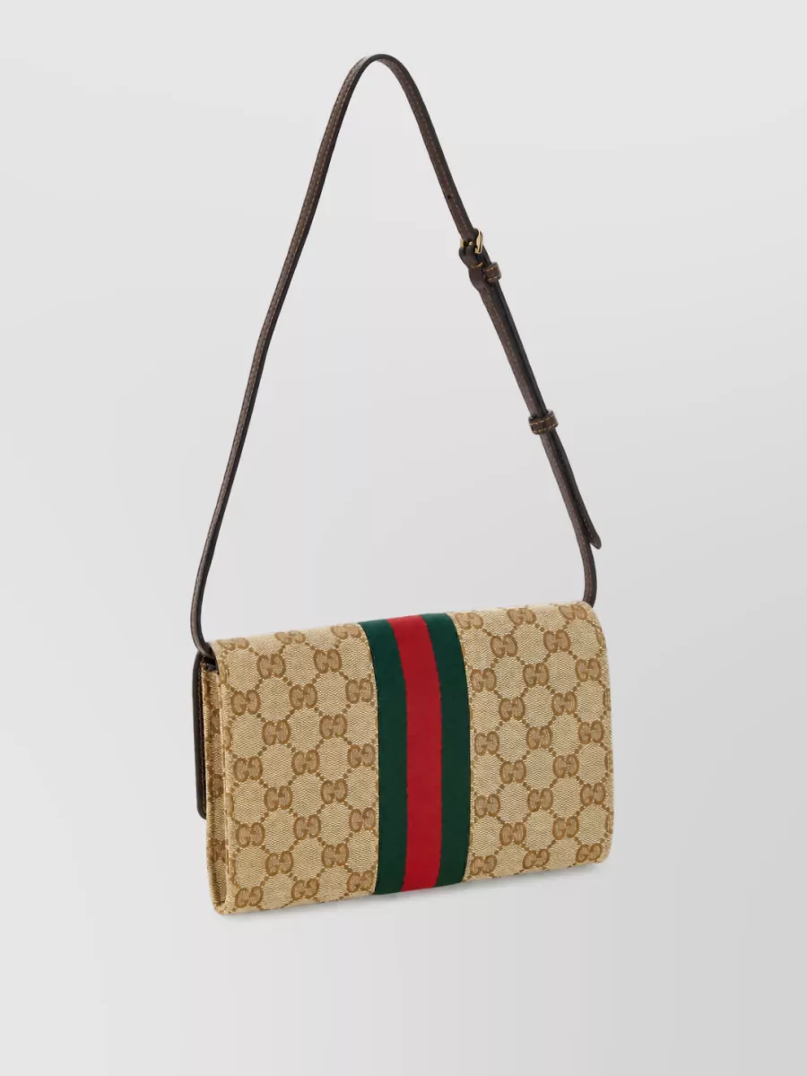 Gucci na canvas clutch bag