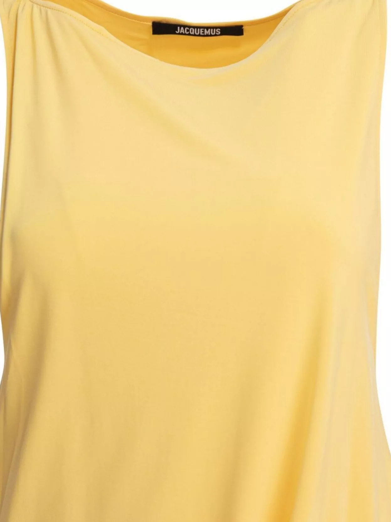 Jacquemus Peplo Sleeveless Draped High-low Dress