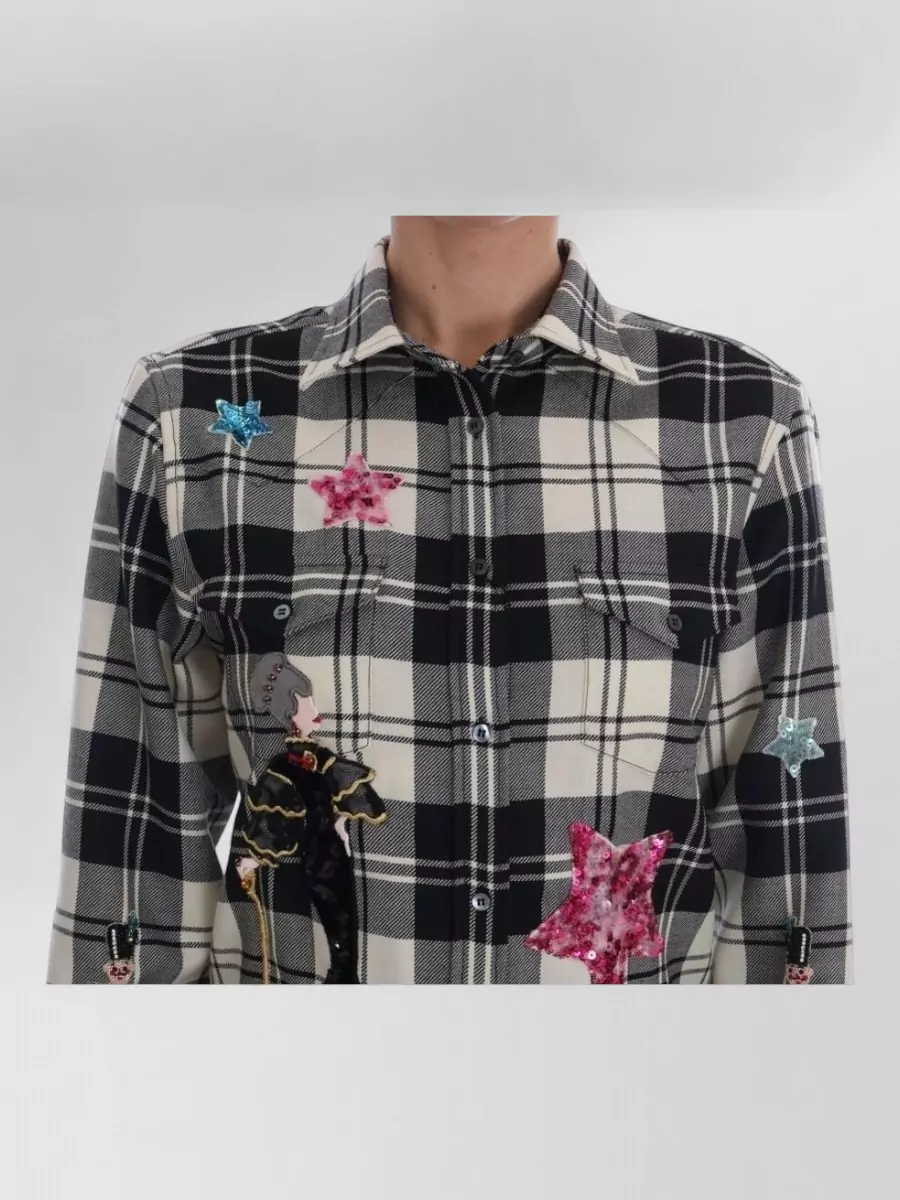 Dolce&Gabbana Wool Crystal-Embellished Jacket