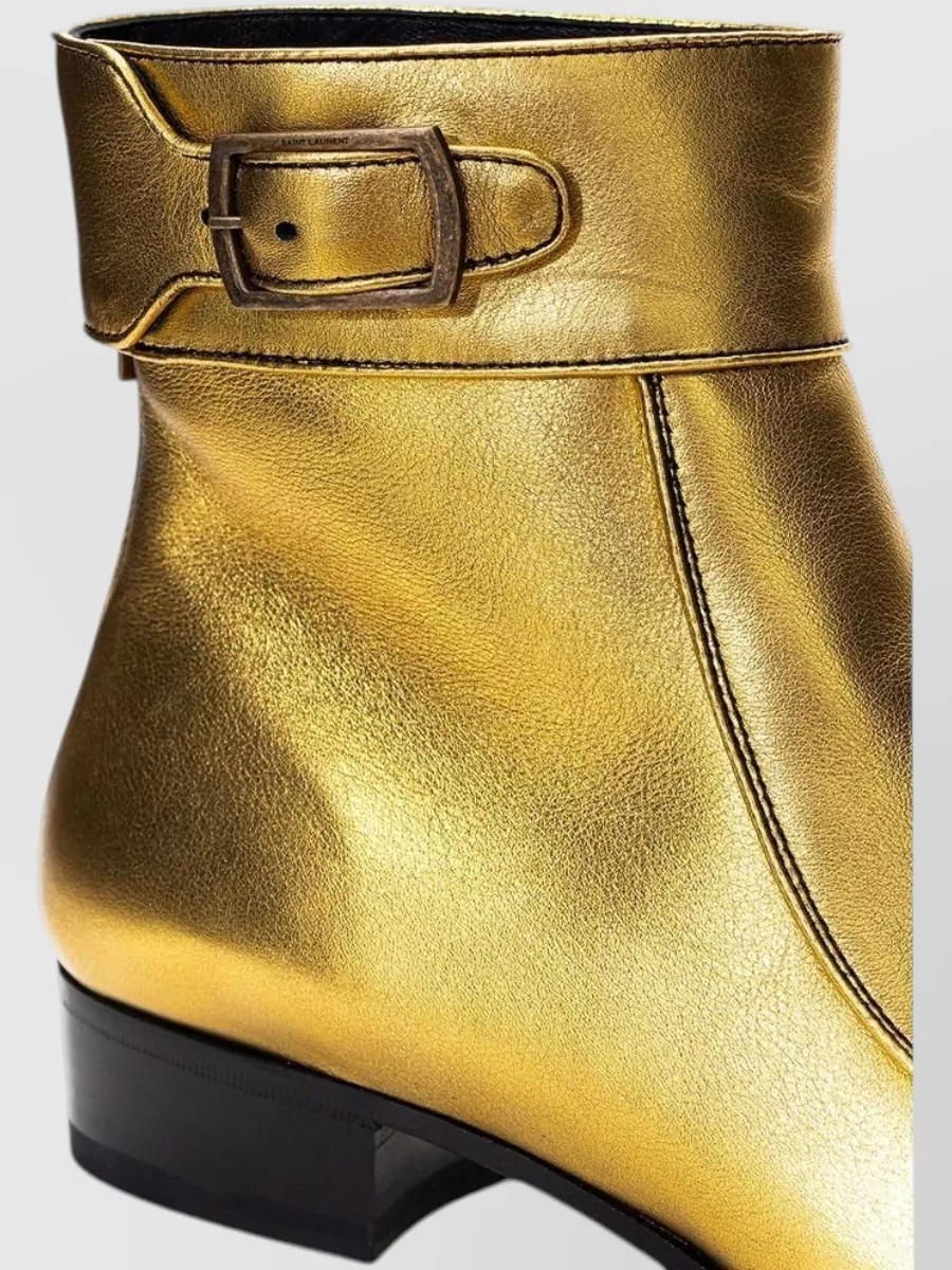 Saint Laurent Leather Ankle Boots