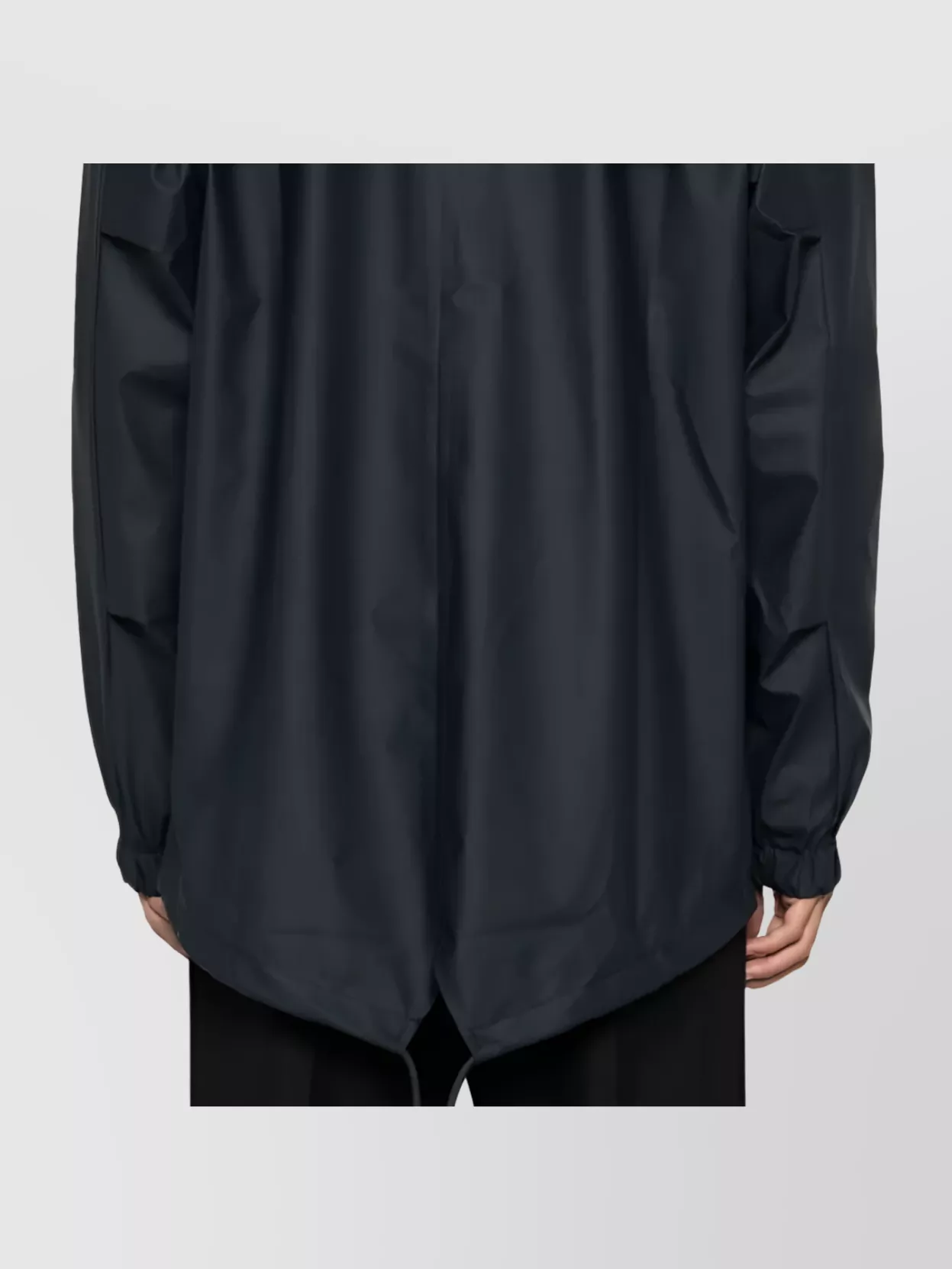 Rains Hooded Jacket Drawstring Hem