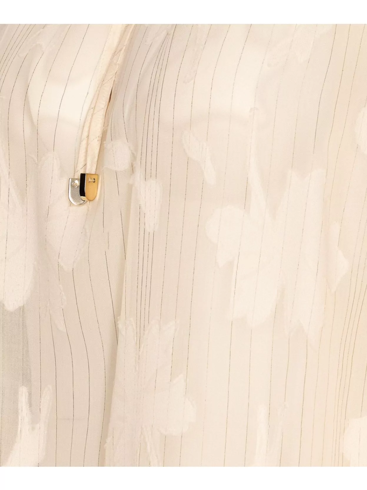 Liu •jo Floral Pattern Sheer Fabric V-neck Shirt