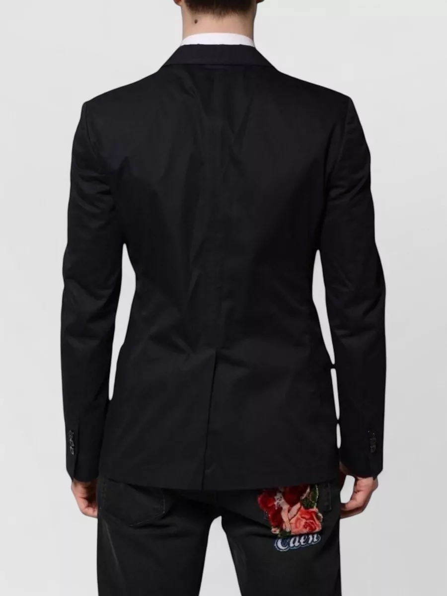 Dolce&Gabbana Silk Cotton Blazer