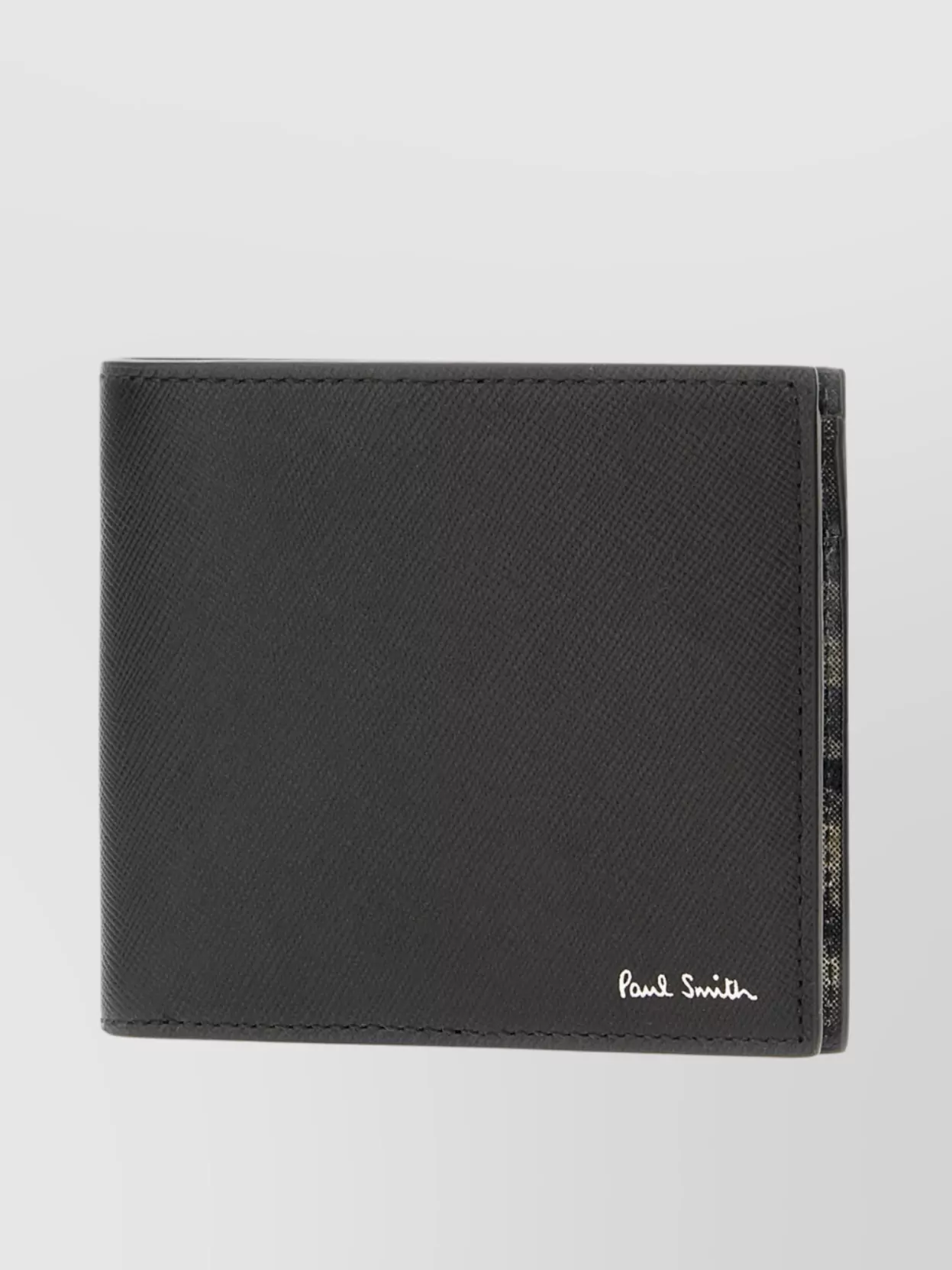 Paul Smith Signature Stripe Balloon Wallet In Black