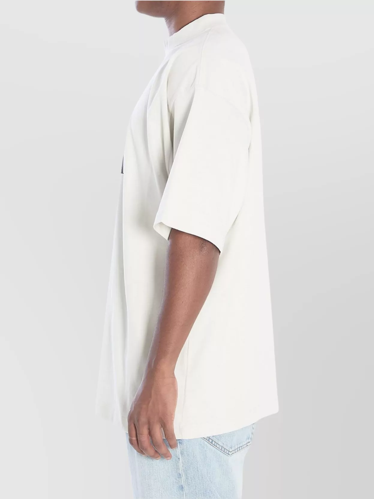 Balenciaga Cotton Oversized Crew Neck T-Shirt