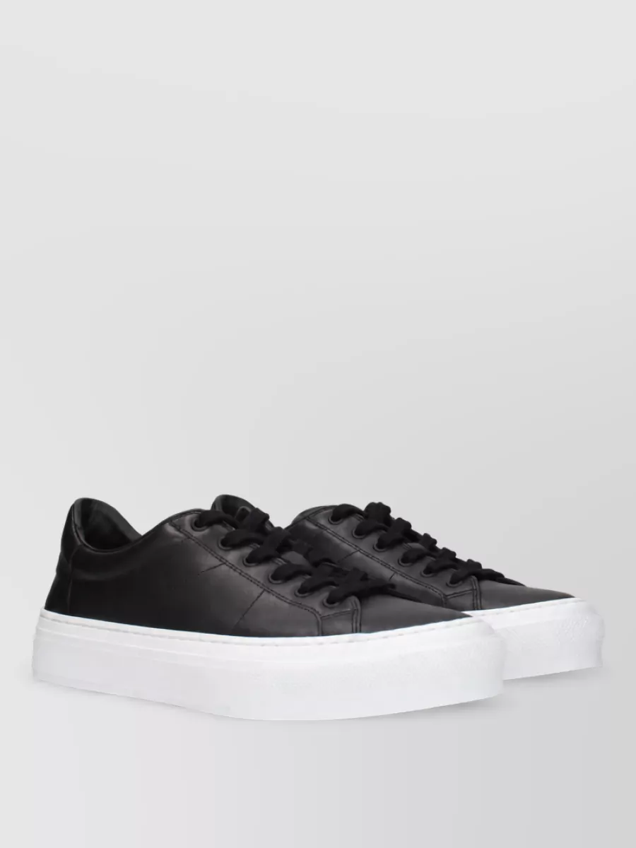 Givenchy Leather Lace-Up Sneakers