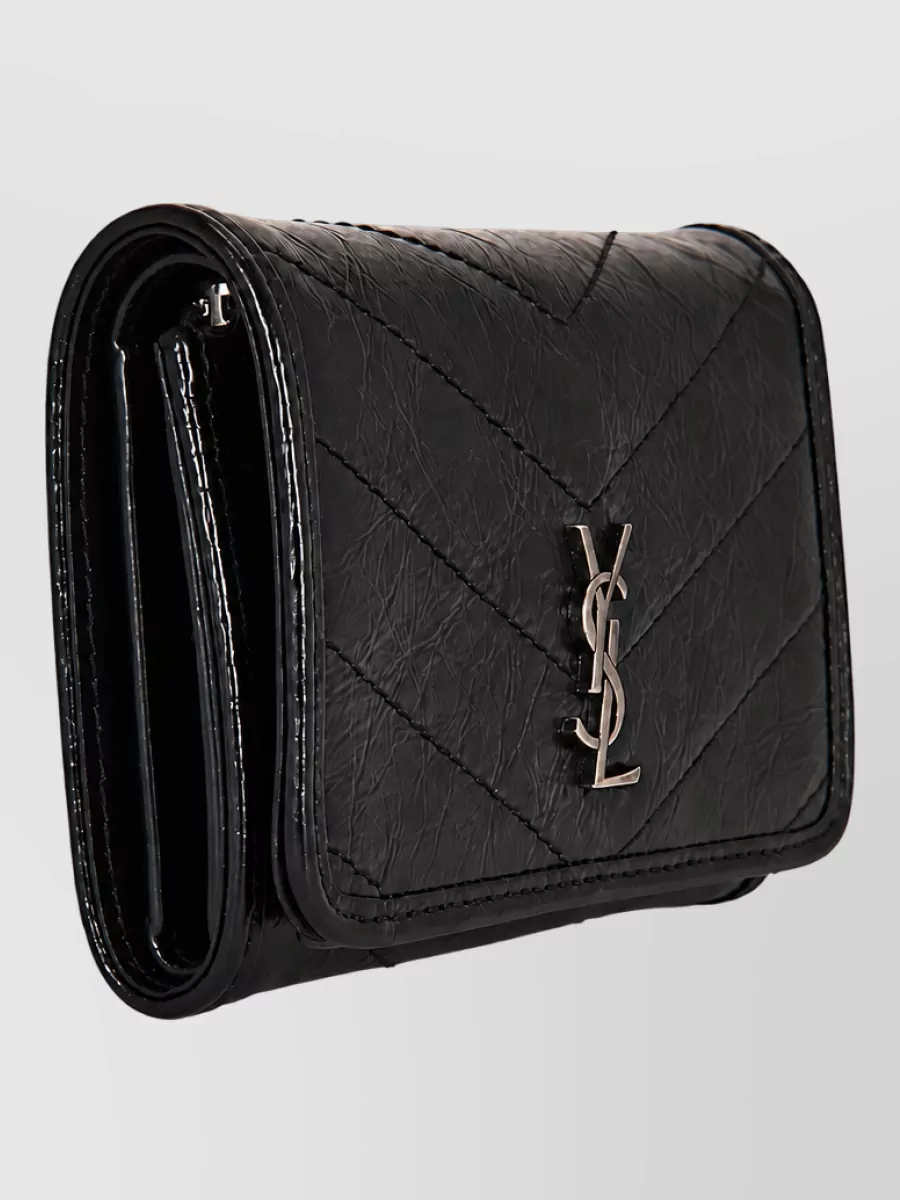 Saint Laurent Calfskin Leather Niki Purse