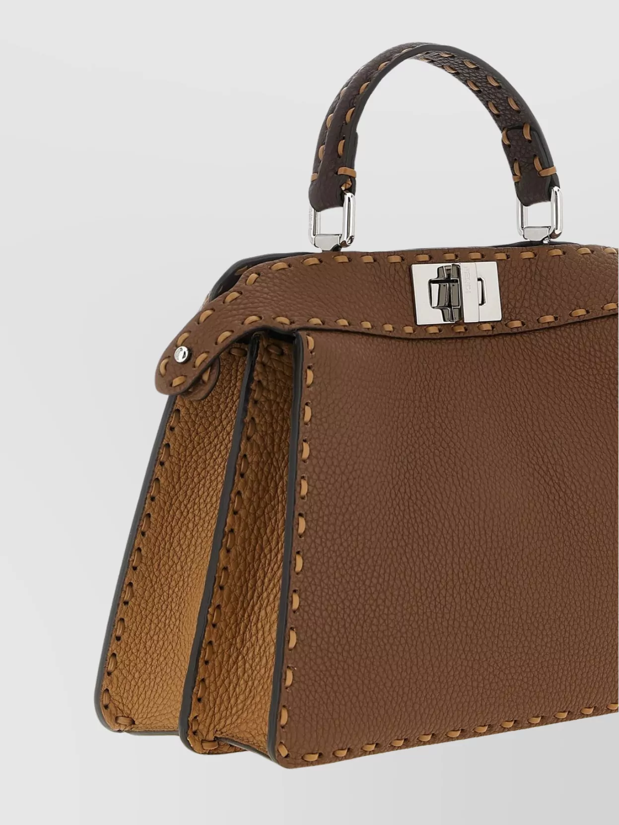 Fendi Small Leather Cross-Body Bag With Adjustable Strap