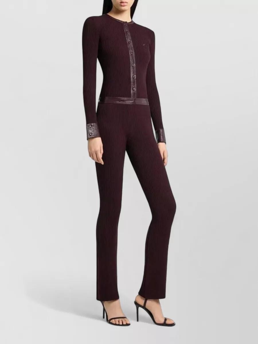 Courrèges Ribbed Cardigan