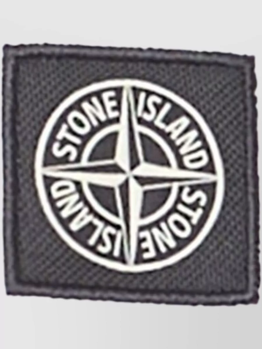 Stone Island Cotton Ribbed Crew Neck Short-Sleeve T-Shirt