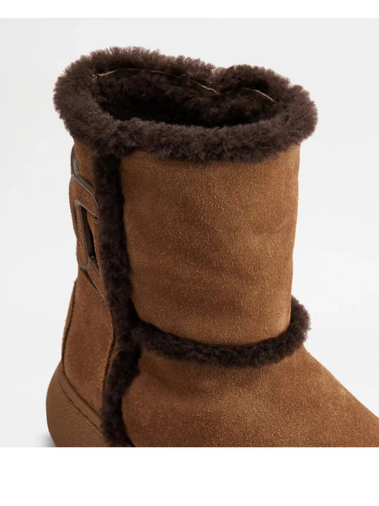 Tod's Winter Fur Trimmed Suede Boots