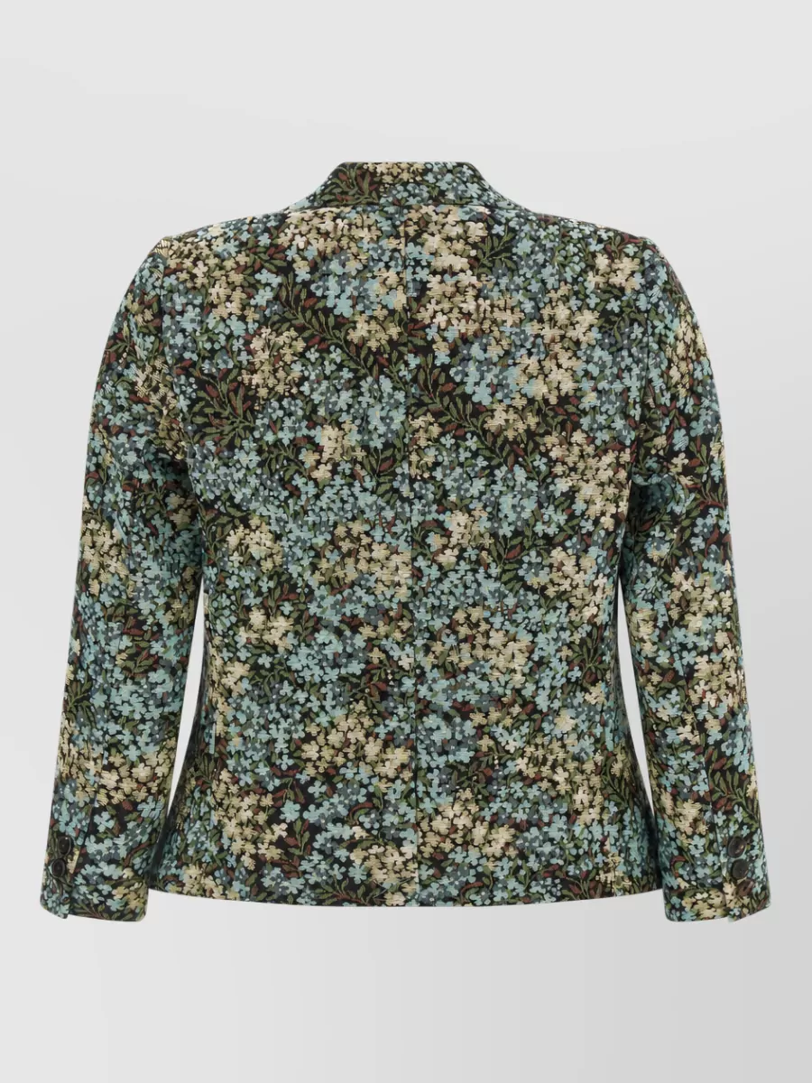 Dries Van Noten Floral Jacquard Blazer