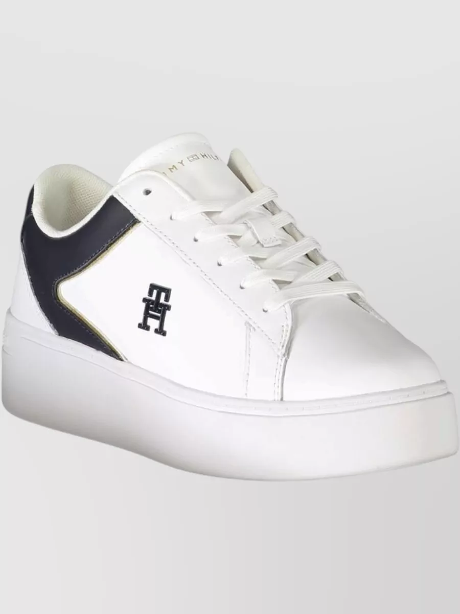 Tommy Hilfiger Leather Platform Sneakers