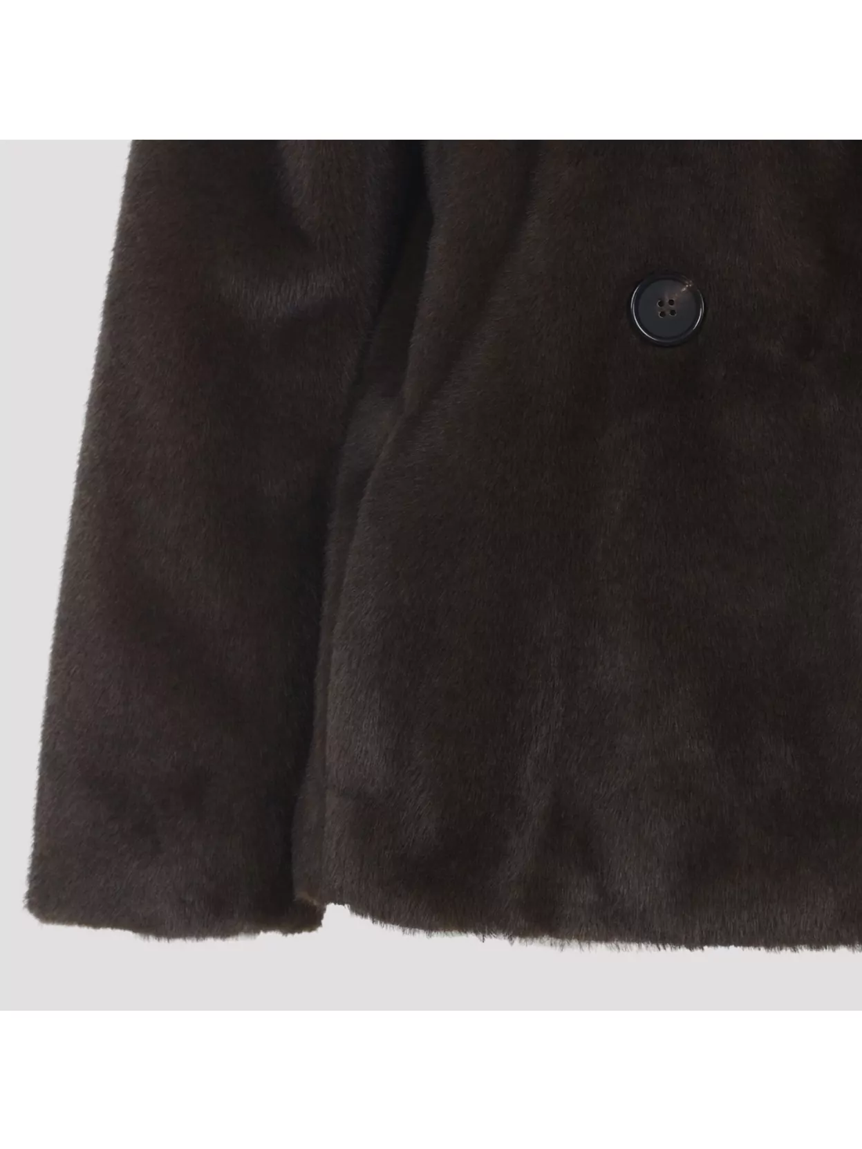 S Max Mara Faux Fur Laura Coat