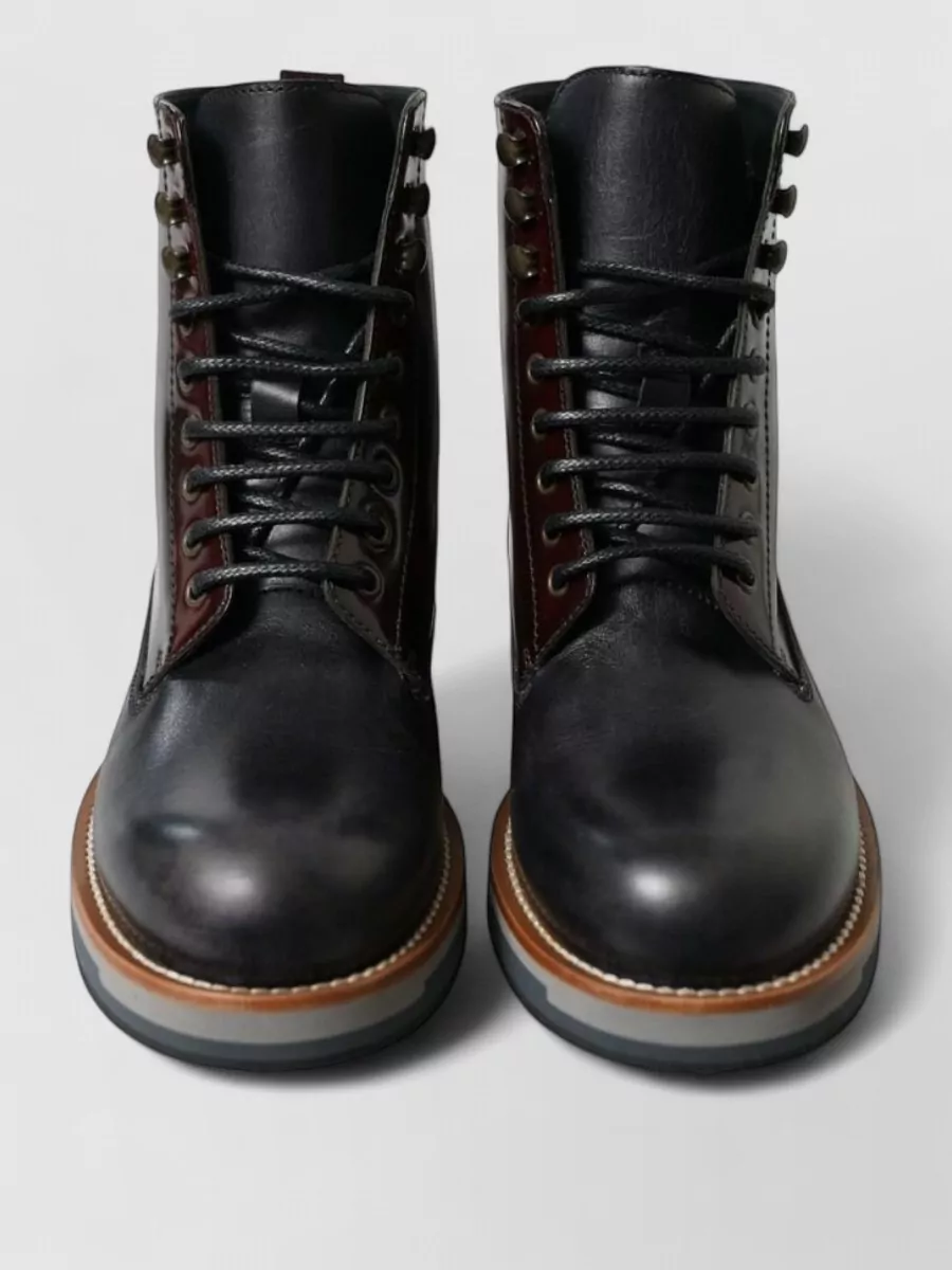 Dolce&Gabbana leather combat boots