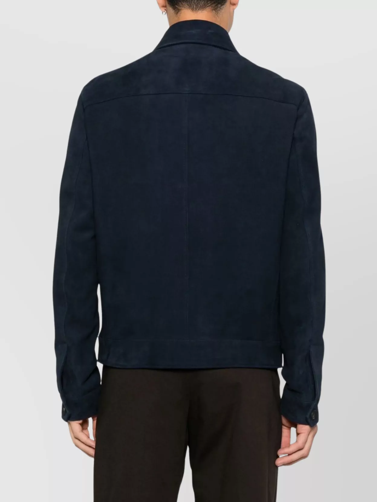 Tagliatore Collared Long Sleeve Jacket With Buttoned Cuffs