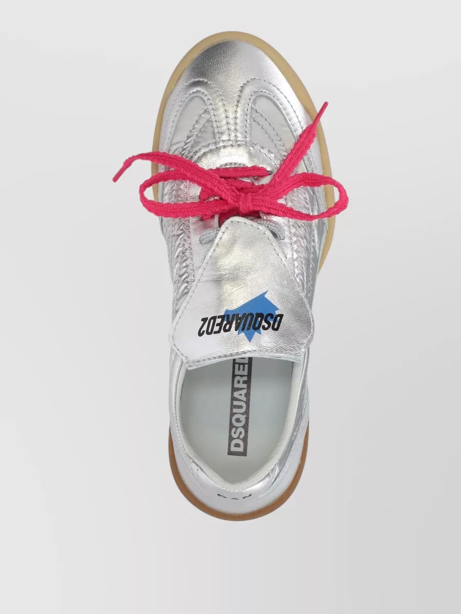 Dsquared2 Leather Low-Top Sneakers