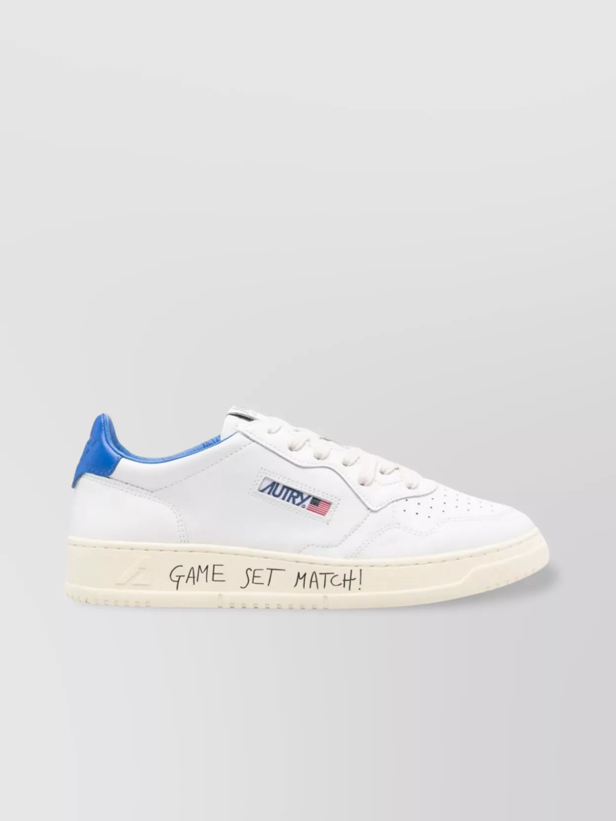 Autry Low Leather Sneakers With Contrasting Elements