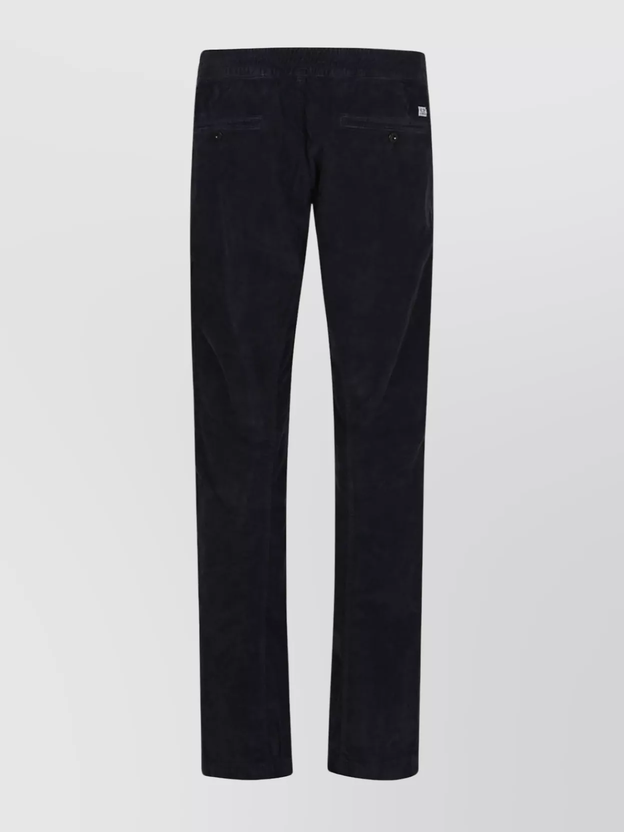 C.p. Company Stretch Corduroy Cargo Trousers In Black