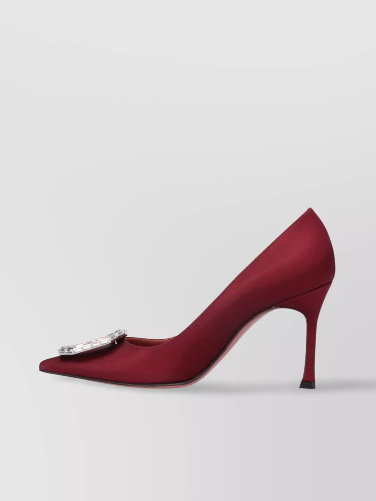 Amina Muaddi Embellished Pointed Toe Pumps