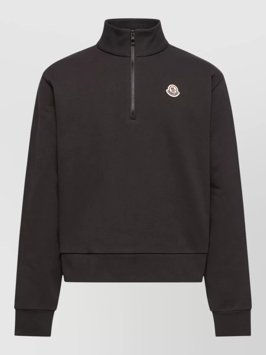 Moncler Cotton zip-up hooded jacket