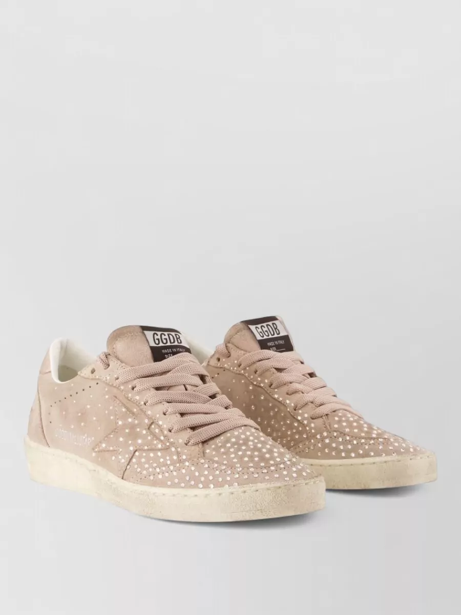 Golden Goose leather lace-up sneakers