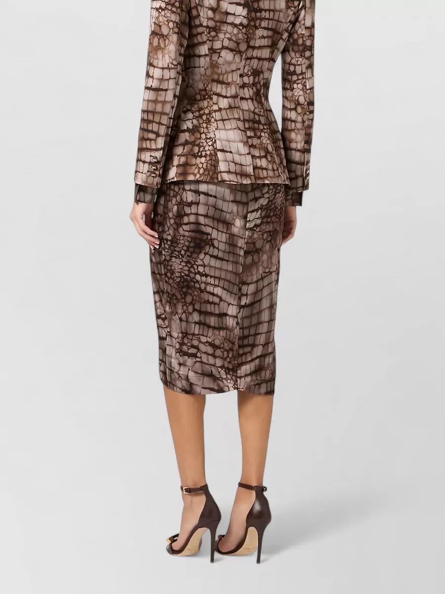 Elisabetta Franchi Tailored Jacket Buttons Front Pockets Long Sleeves