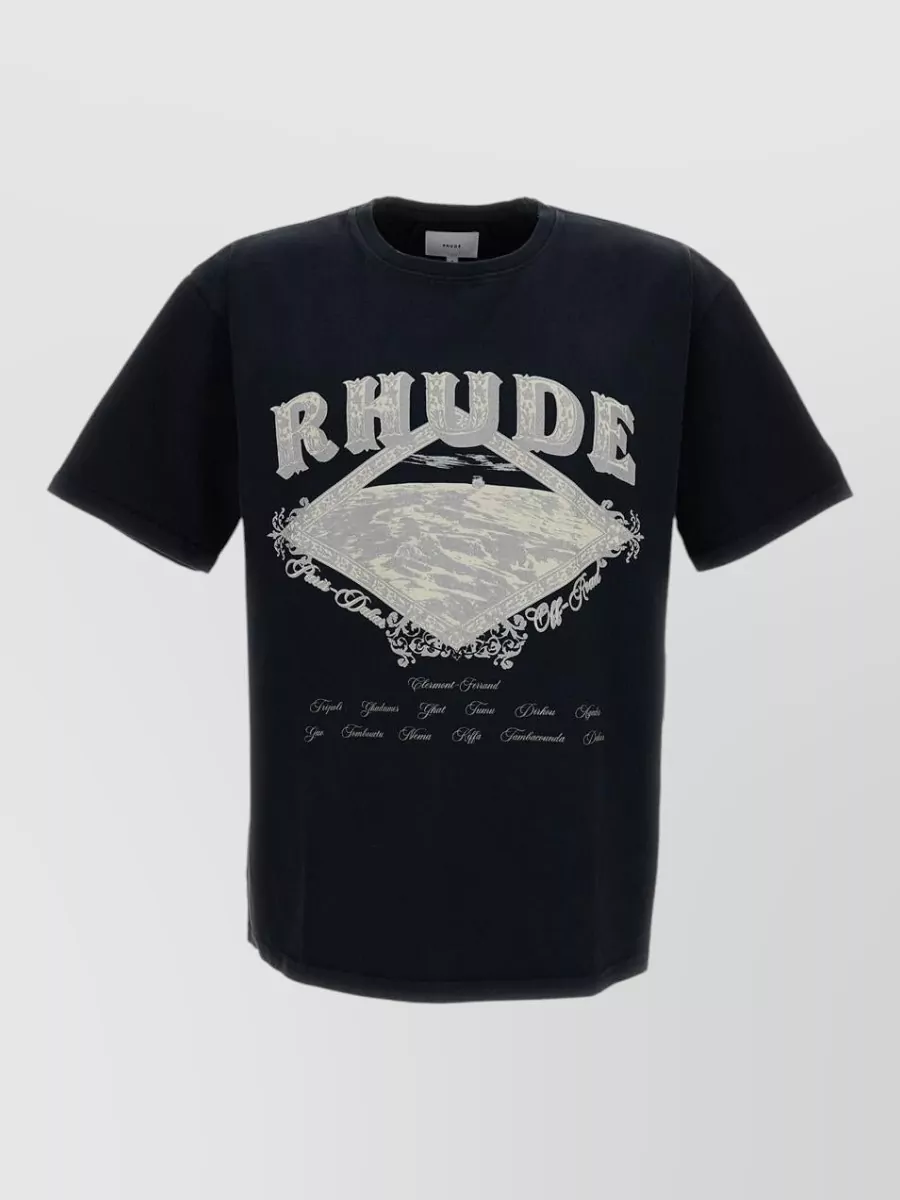 Rhude cotton printed short-sleeve t-shirt