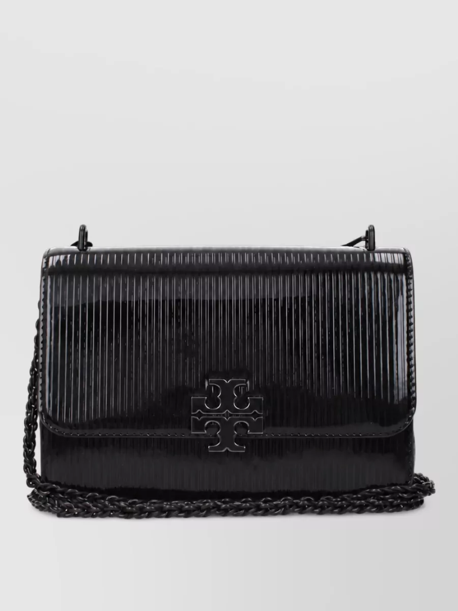 Tory Burch na patent leather clutch bag