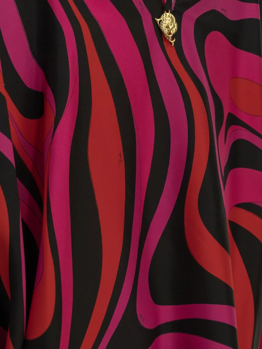 Pucci Silk Short Kaftan Dress
