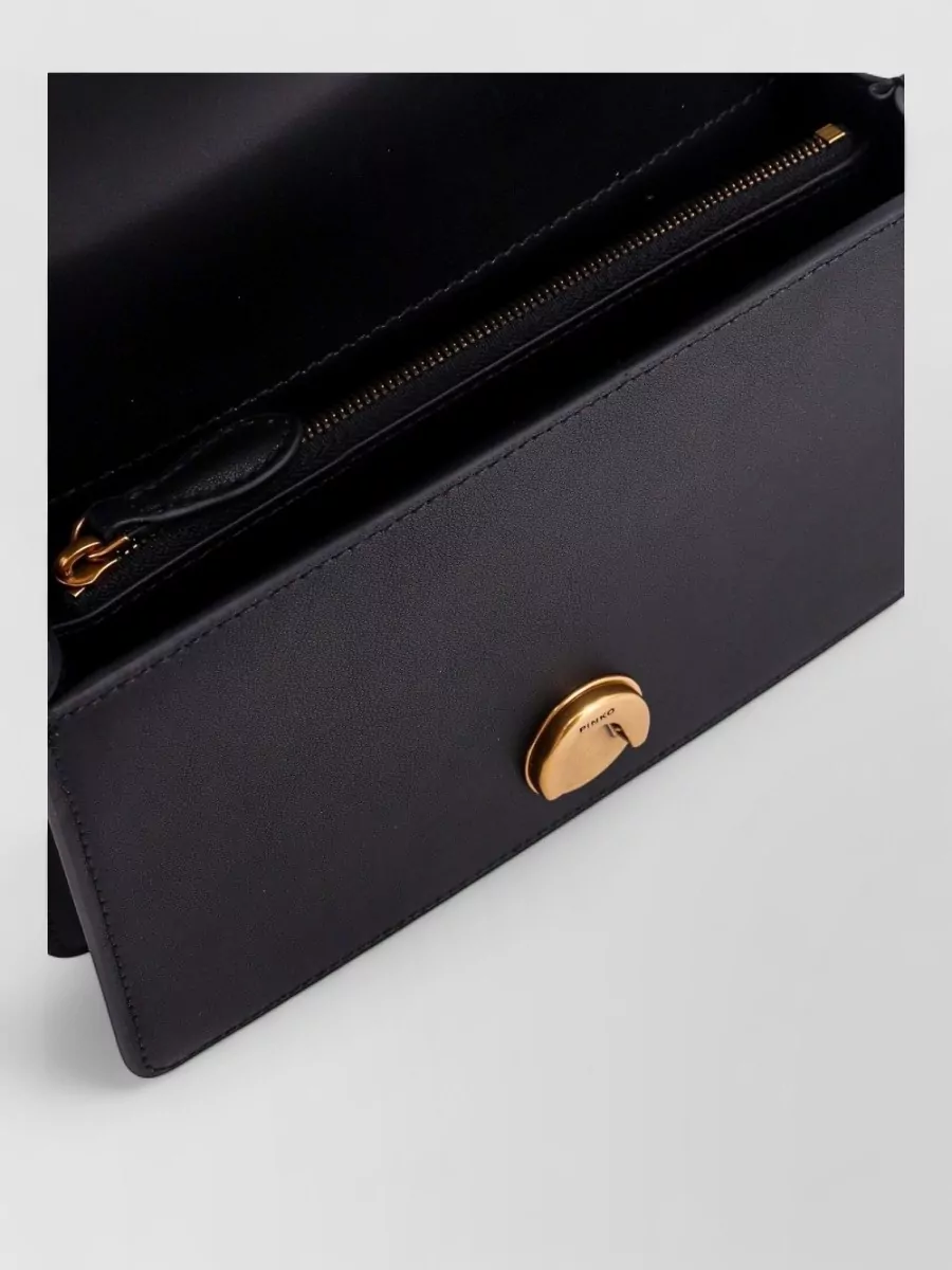 Pinko Love Bag One Mini Leather Shoulder Bag
