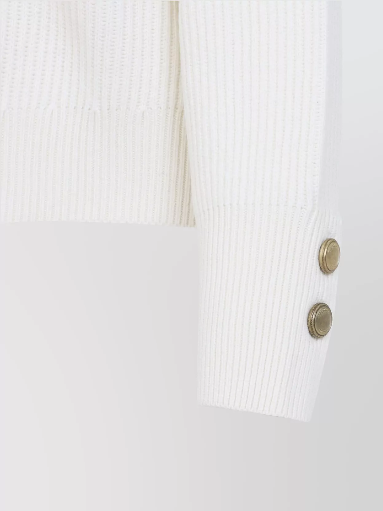 Brunello Cucinelli Ribbed Knit Polo Neck Sweater