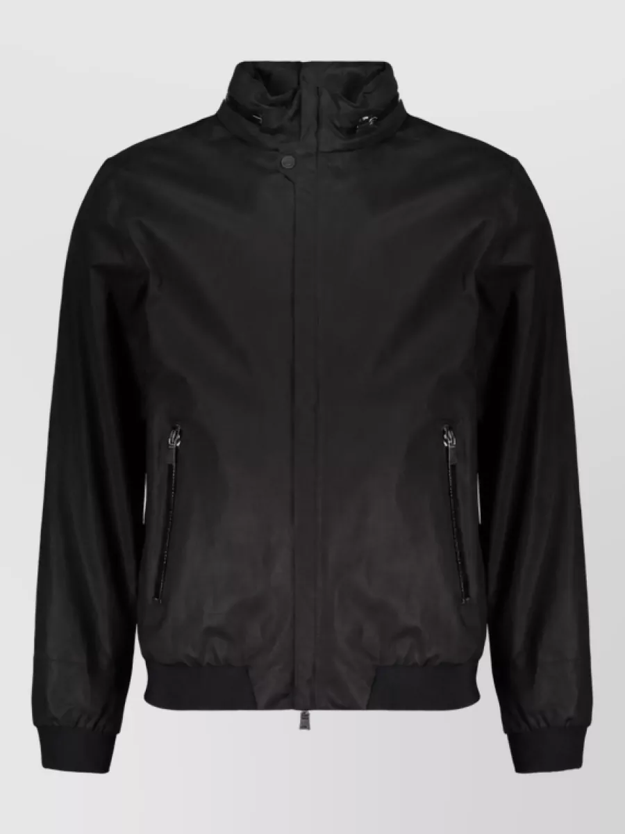 Herno cotton padded bomber jacket