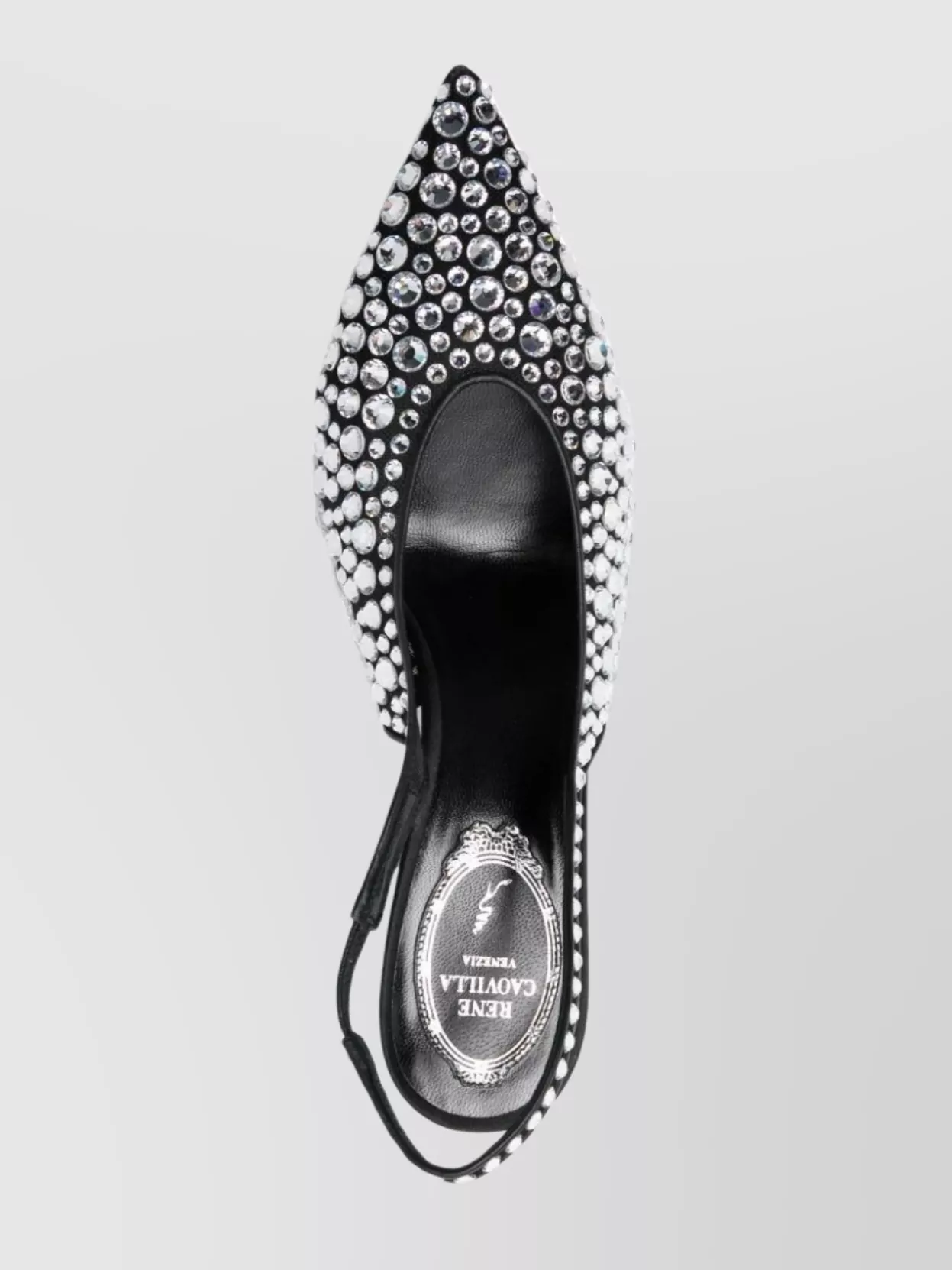 René Caovilla Rene Caovilla Gilda 80 Crystal Slingback