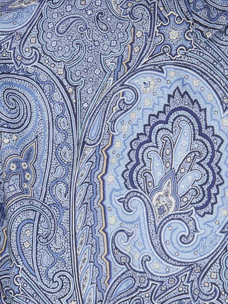 Etro Paisley-Print Cotton Satin Shirt
