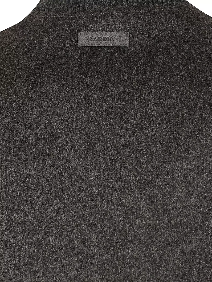 Lardini Virgin Wool Single Breasted Coat