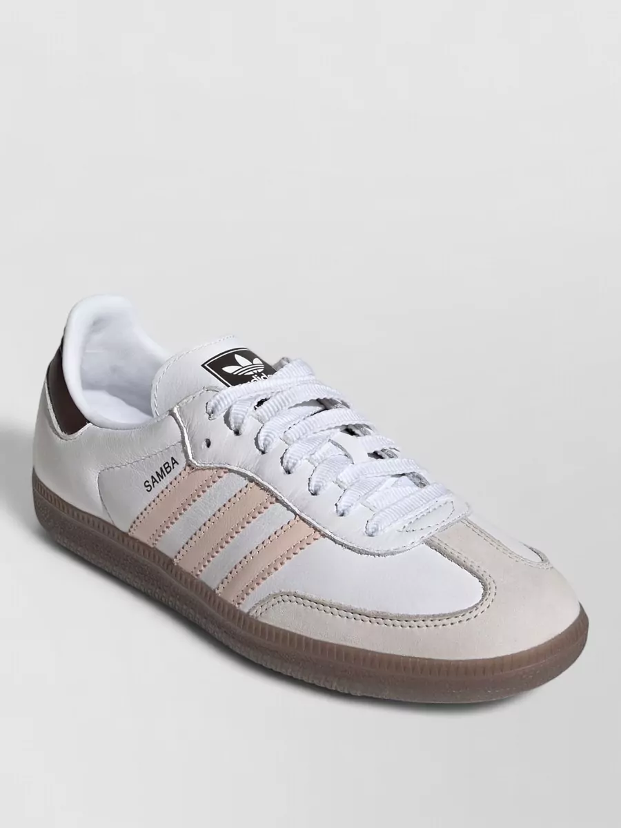 Adidas leather lace-up sneakers